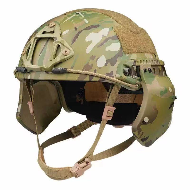 “Ear Armor” Attachable Side Helmet Protection for High Cut Helmet: Tested to LEVEL IIIA - Zero One Outpost