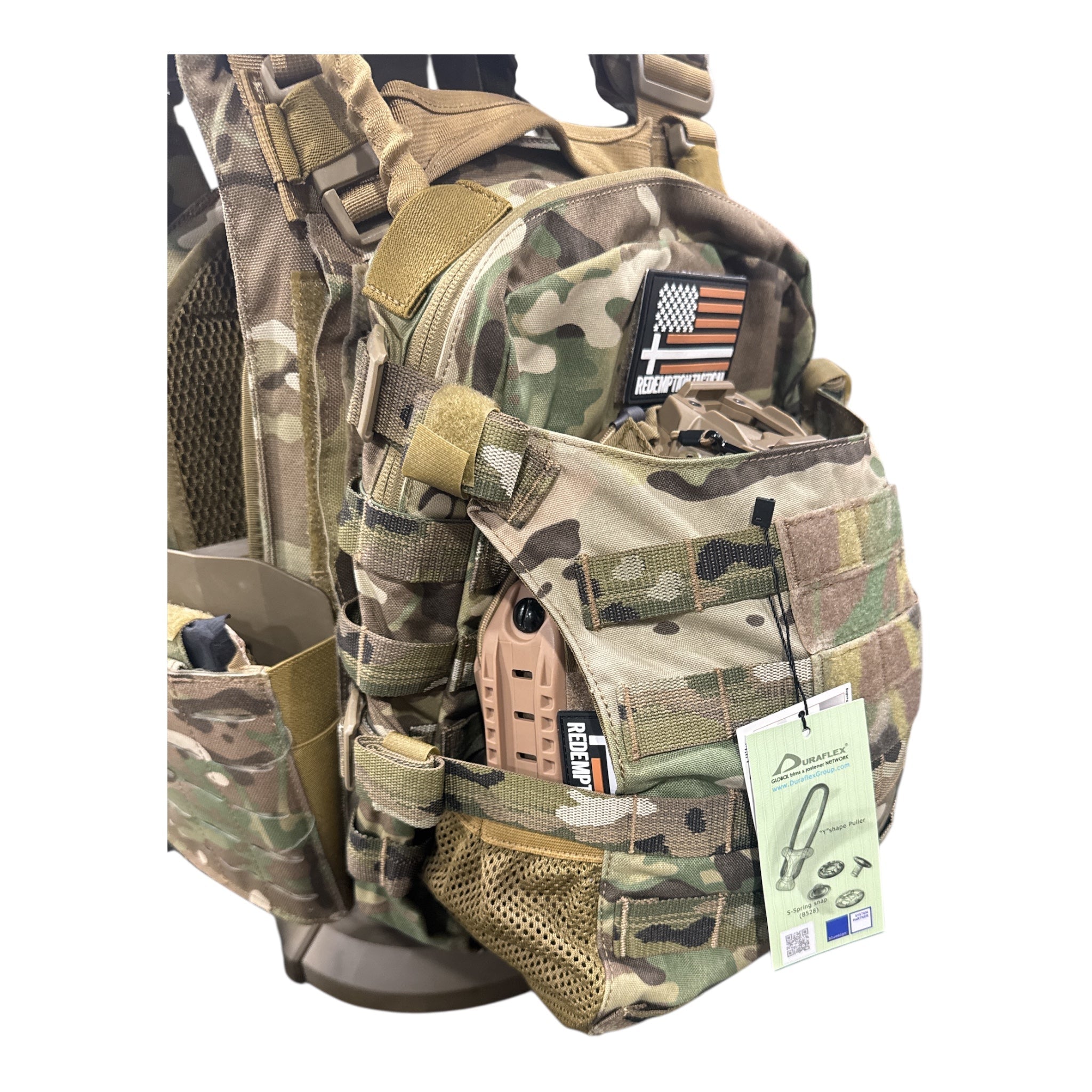 FULL KIT COMBO Crusader 2.0 V4 Armor COMBO PACKAGE LIGHTWEIGHT LEVEL IV (2) 10x12 Front/Back Plates, Mission Plate Carrier Bag - Zero One Outpost
