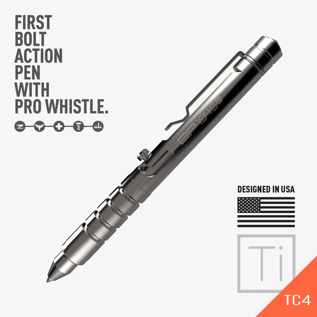 GP 1945 Bolt - Action Pen PRO — Titanium & Aluminum EDC - Zero One Outpost
