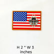 Para Bellum PVC morale patch, American flag design, 2x3 inches - Zero One Outpost