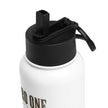 Stainless steel water bottle with a straw lid - Zero One Outpost LLC