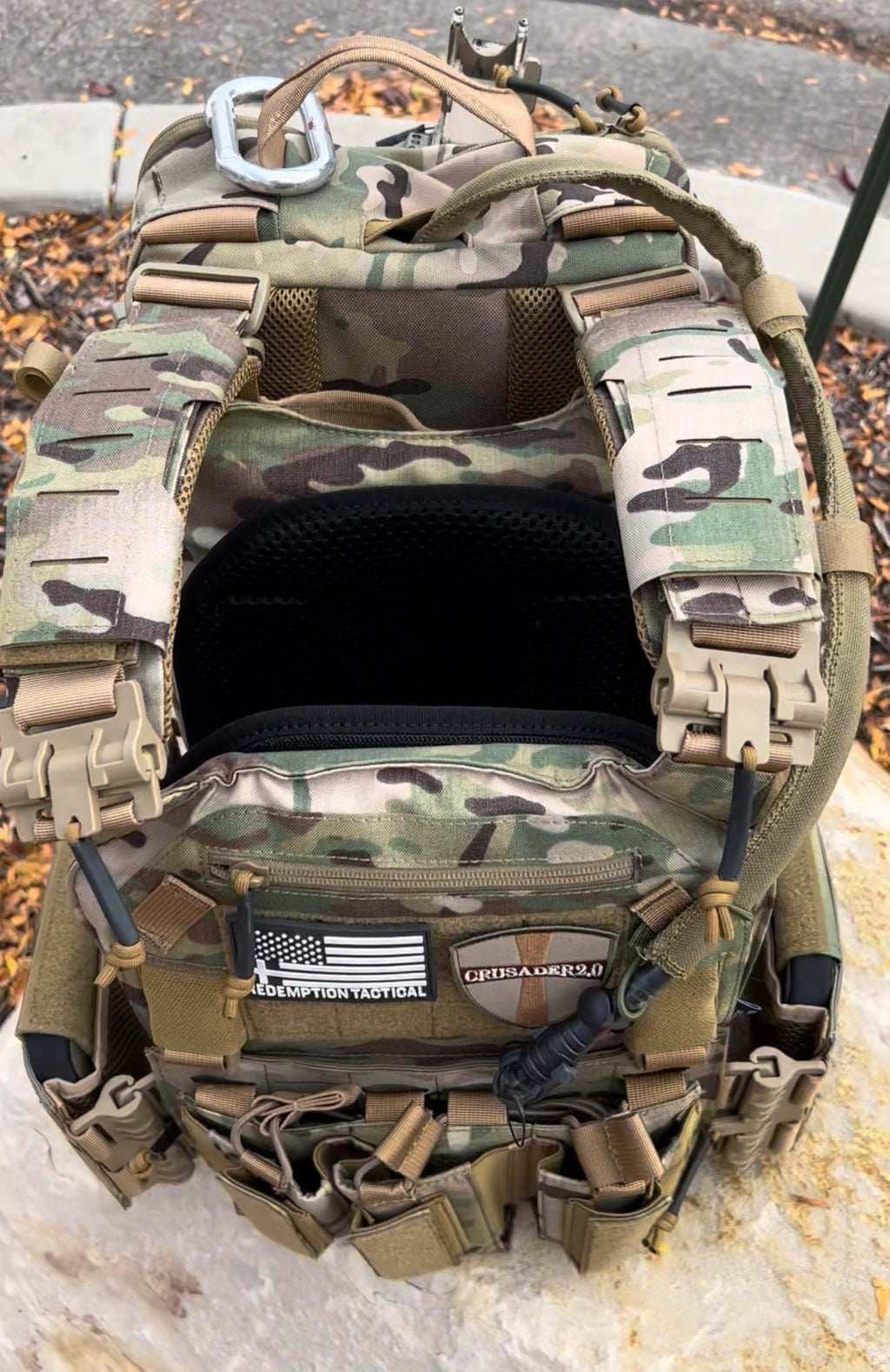 FULL KIT COMBO Crusader 2.0 V4 Armor COMBO PACKAGE LIGHTWEIGHT LEVEL IV (2) 10x12 Front/Back Plates, Mission Plate Carrier Bag - Zero One Outpost