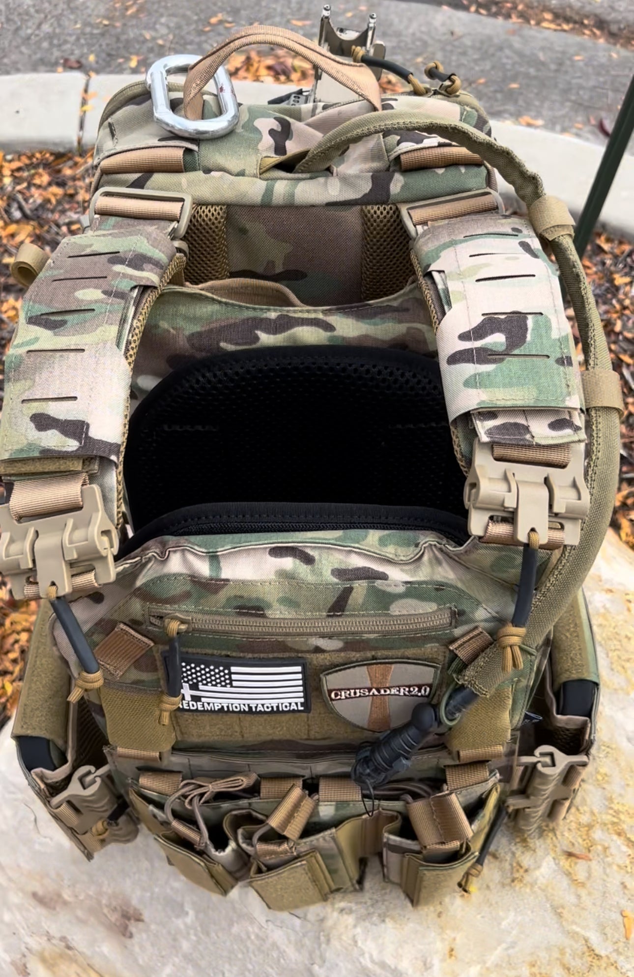 FULL KIT COMBO Crusader 2.0 V4 Armor COMBO PACKAGE LIGHTWEIGHT LEVEL IV (2) 10x12 Front/Back Plates, Mission Plate Carrier Bag - Zero One Outpost