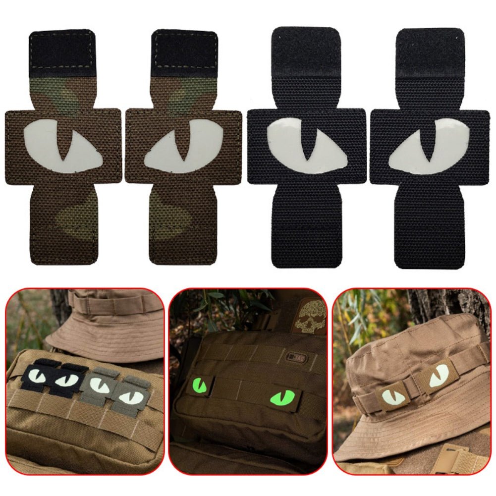 (PAIR) Tactical "Cat Eyes" Patches - Zero One Outpost