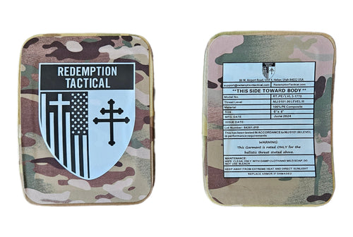 (PAIR) Level III 6x8" Side Plates (Lightweight PE Material) - Zero One Outpost