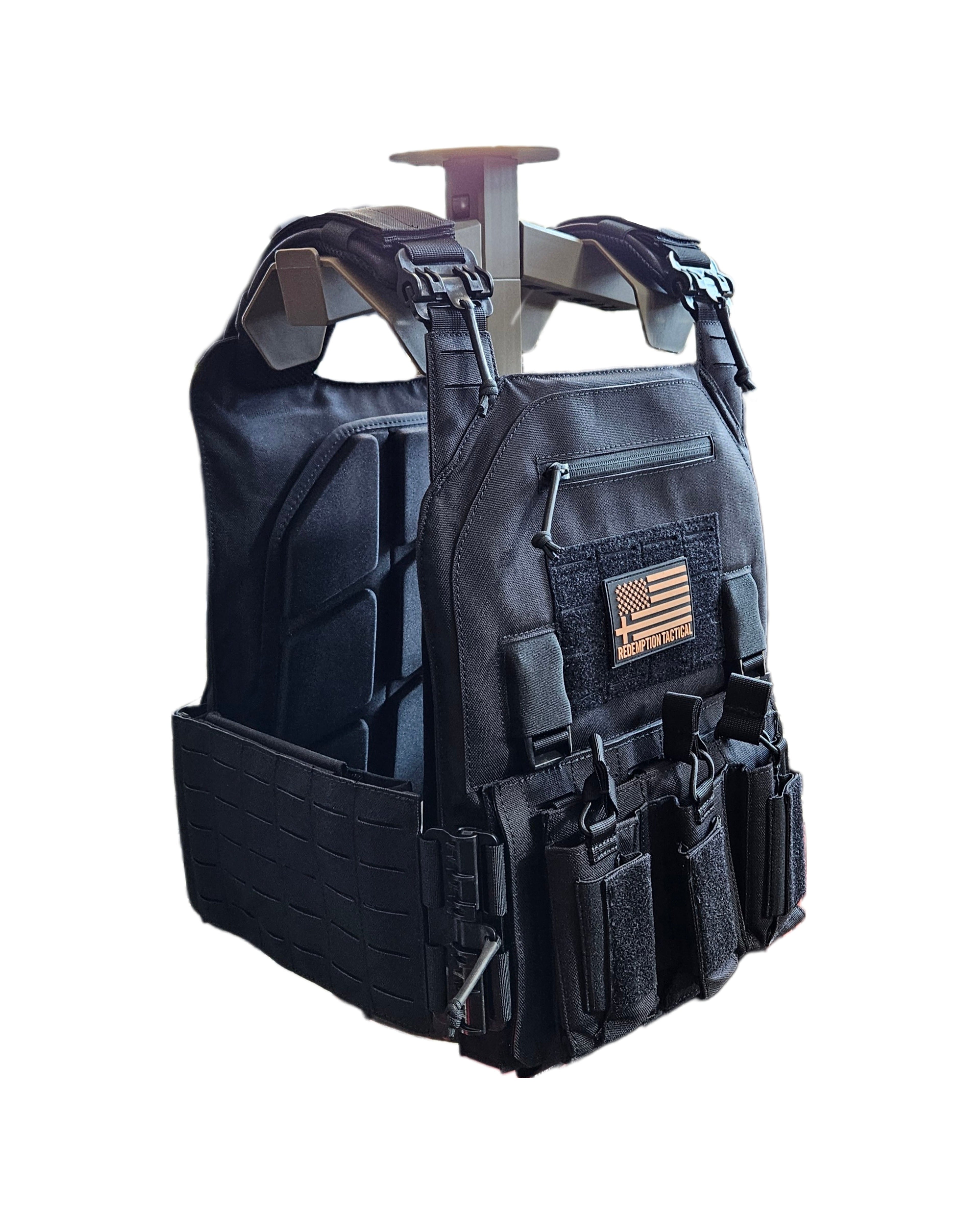 Redemption Tactical® "CRUSADER 2.0 XL” V4 Plate Carrier Vest with Side Cummerbund - Zero One Outpost