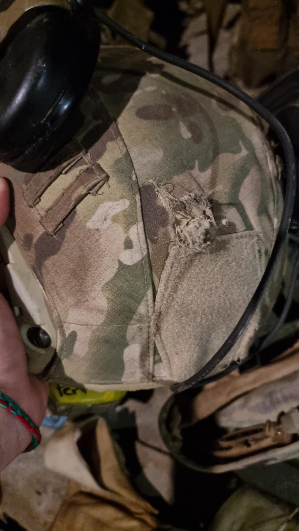Ballistic Helmet RT2 High Cut Helmet: Tested to LEVEL IIIA (Included Arc Rails, Padding, Straps) - Zero One Outpost