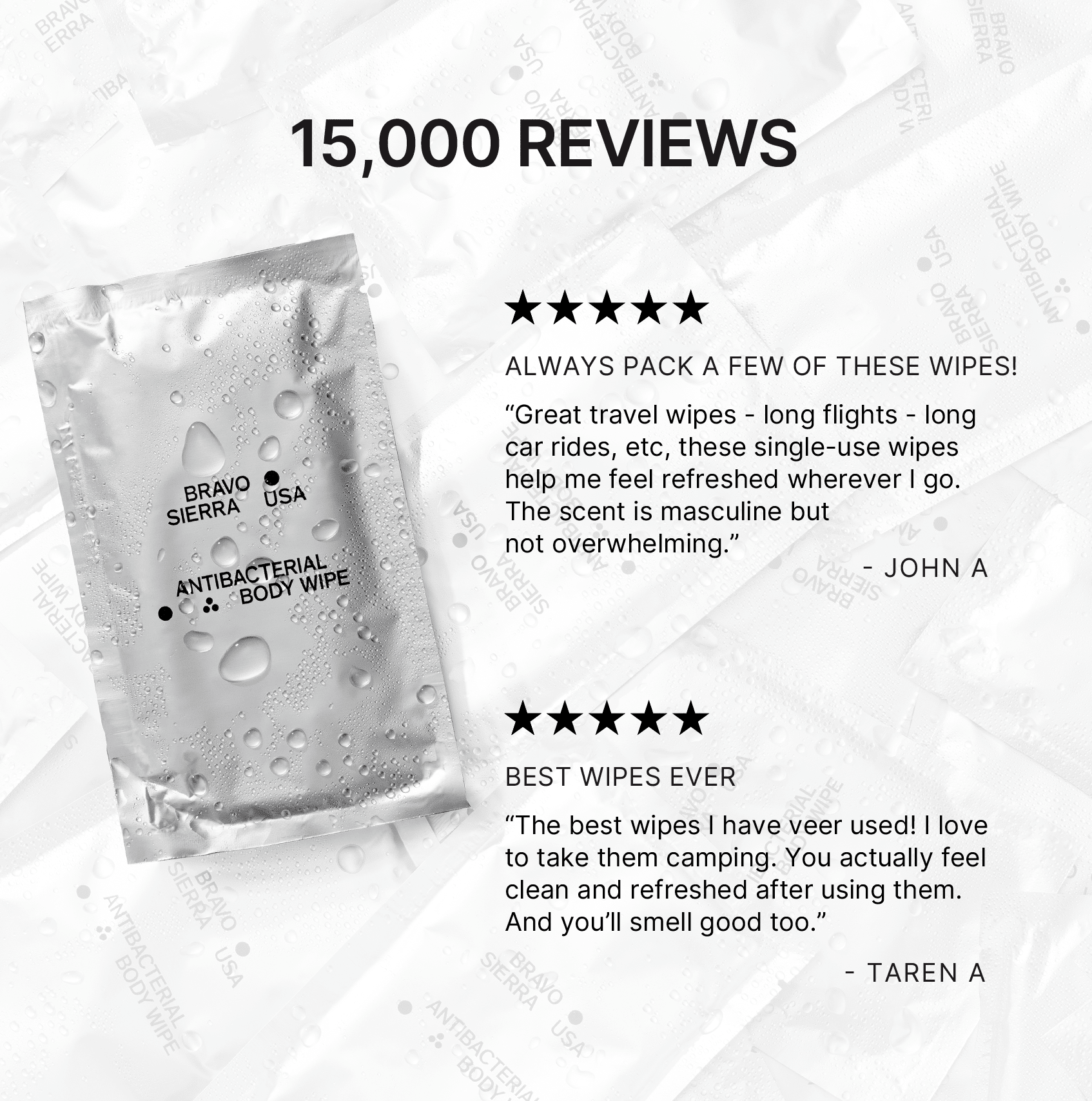 ANTIBACTERIAL BODY WIPES - Zero One Outpost