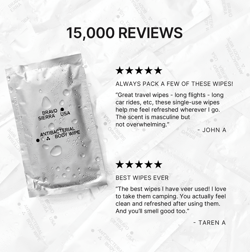ANTIBACTERIAL BODY WIPES - Zero One Outpost