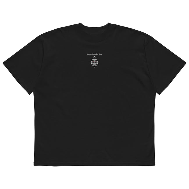 Organic Oversized High Neck T-Shirt - Zero One Outpost LLC