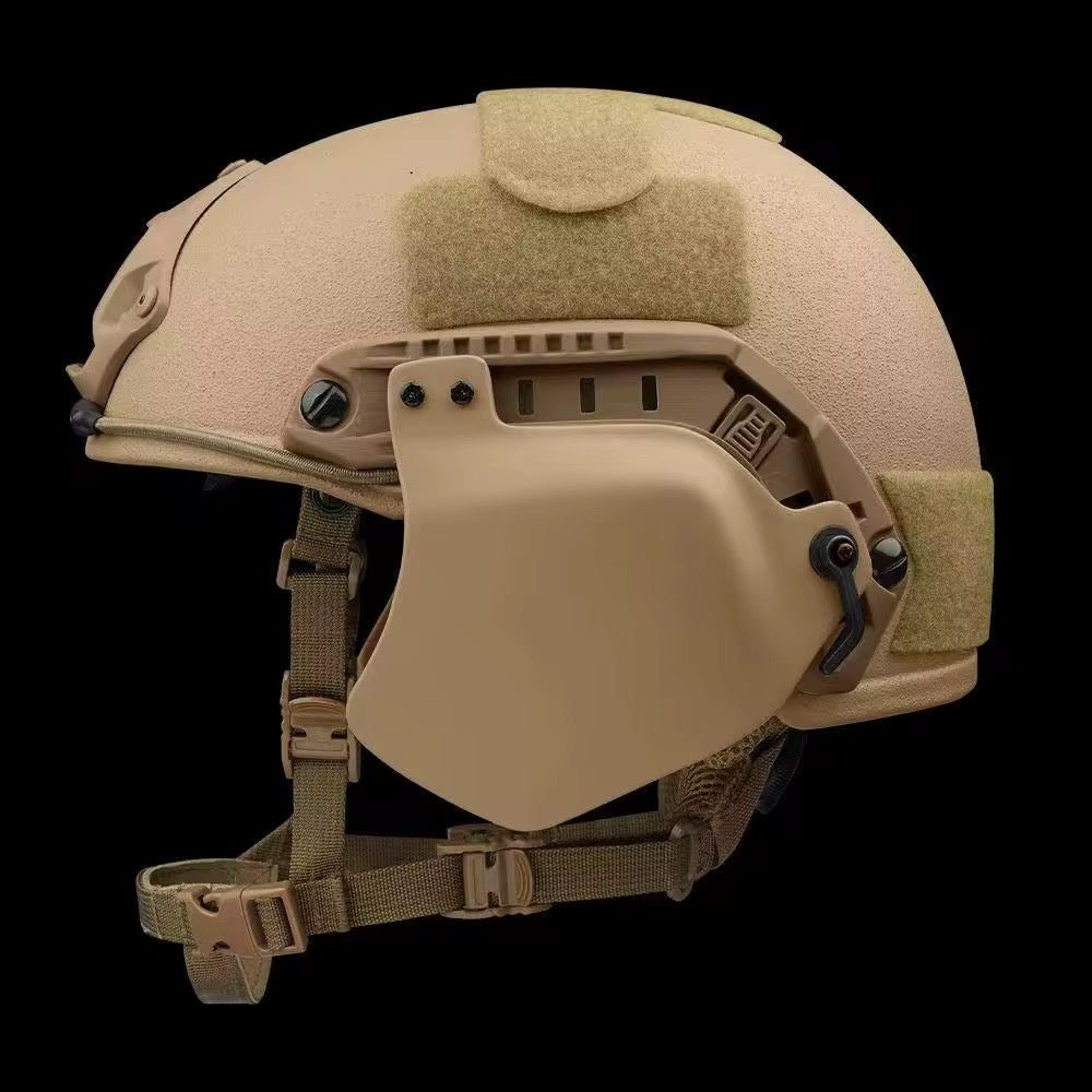 “Ear Armor” Attachable Side Helmet Protection for High Cut Helmet: Tested to LEVEL IIIA - Zero One Outpost