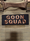 Goon Squad Patch ( 3” x 8”) Raised Embroidered Hook and Loop - Zero One Outpost