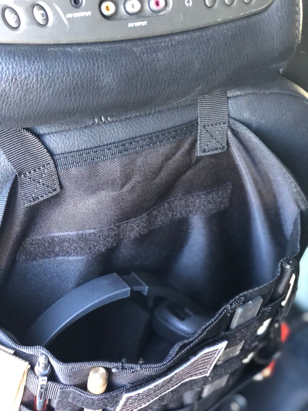 (PAIR) Car Seat Back Gear Organizer with FREE US Flag Patch included - Zero One Outpost