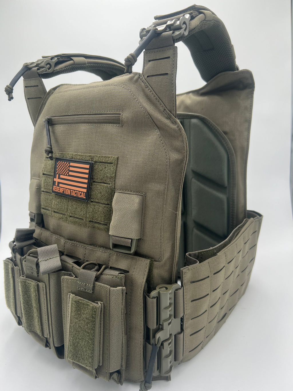 BIG BOY Crusader 2.0 XL Armor COMBO PACKAGE LIGHTWEIGHT LEVEL IV (2) XL Ceramic Front/Back Plates - Zero One Outpost