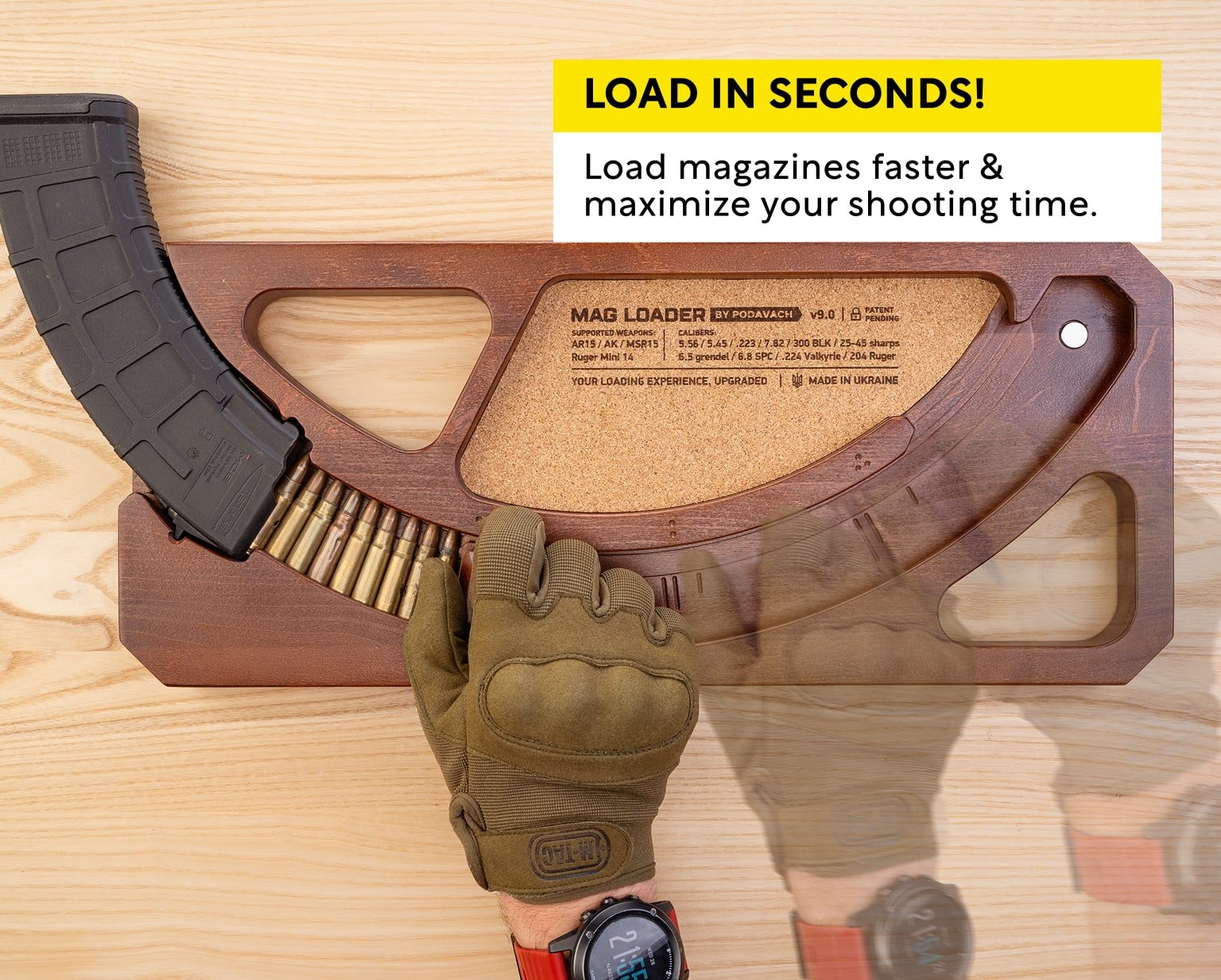U - LOADER AK + AR15 Magazine Speed Loader - Zero One Outpost