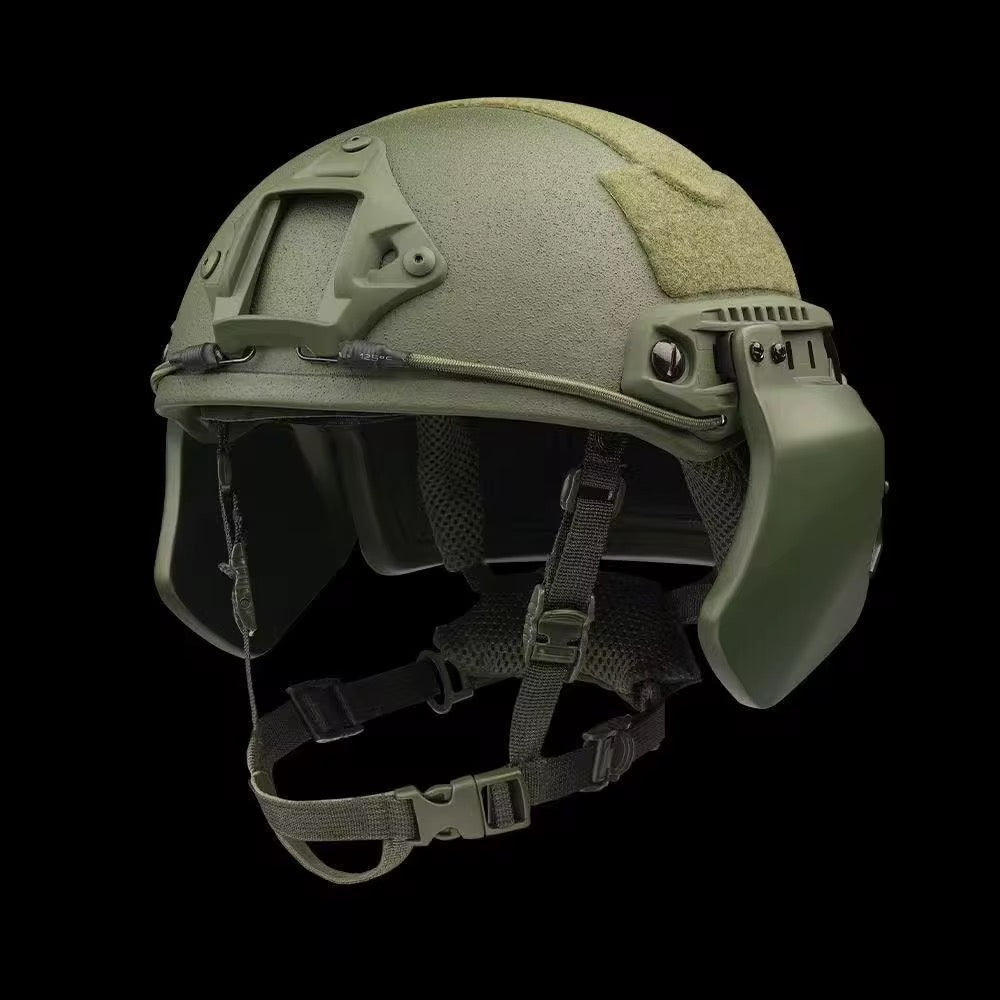 “Ear Armor” Attachable Side Helmet Protection for High Cut Helmet: Tested to LEVEL IIIA - Zero One Outpost
