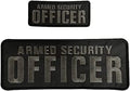 Armed Security Patches (4” x 8”) and (3”x6”) Hook and Loop - Zero One Outpost