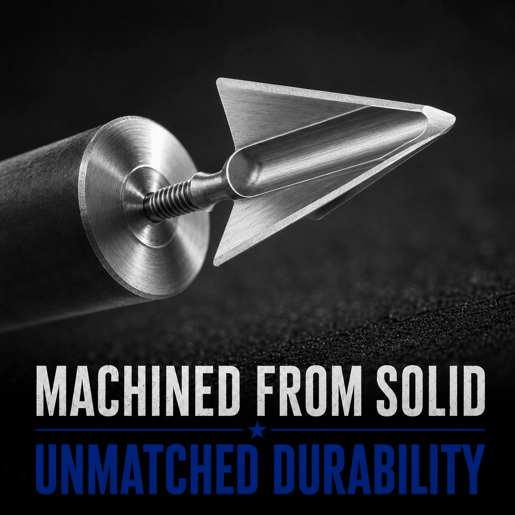 TOTA | 125 grain broadhead | 1 - 1/8 inch | fixed 3 - blade - Zero One Outpost