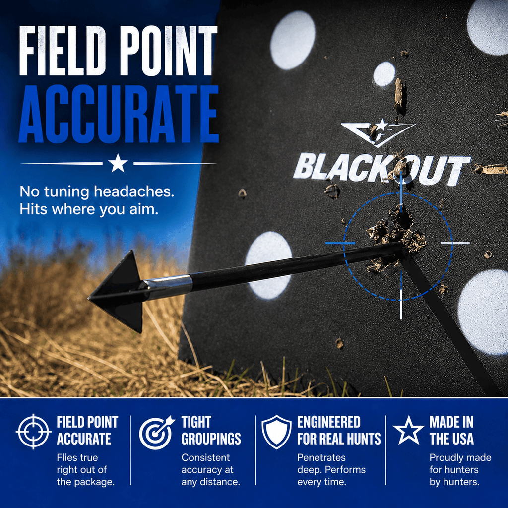 TOTA | 125 grain XL broadhead | 1 - 3/16 - inch solid | fixed blade - Zero One Outpost