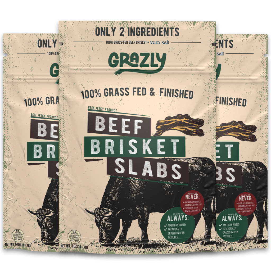 Beef Brisket Slabs - 100% Grass - Fed & Finished - Zero One Outpost