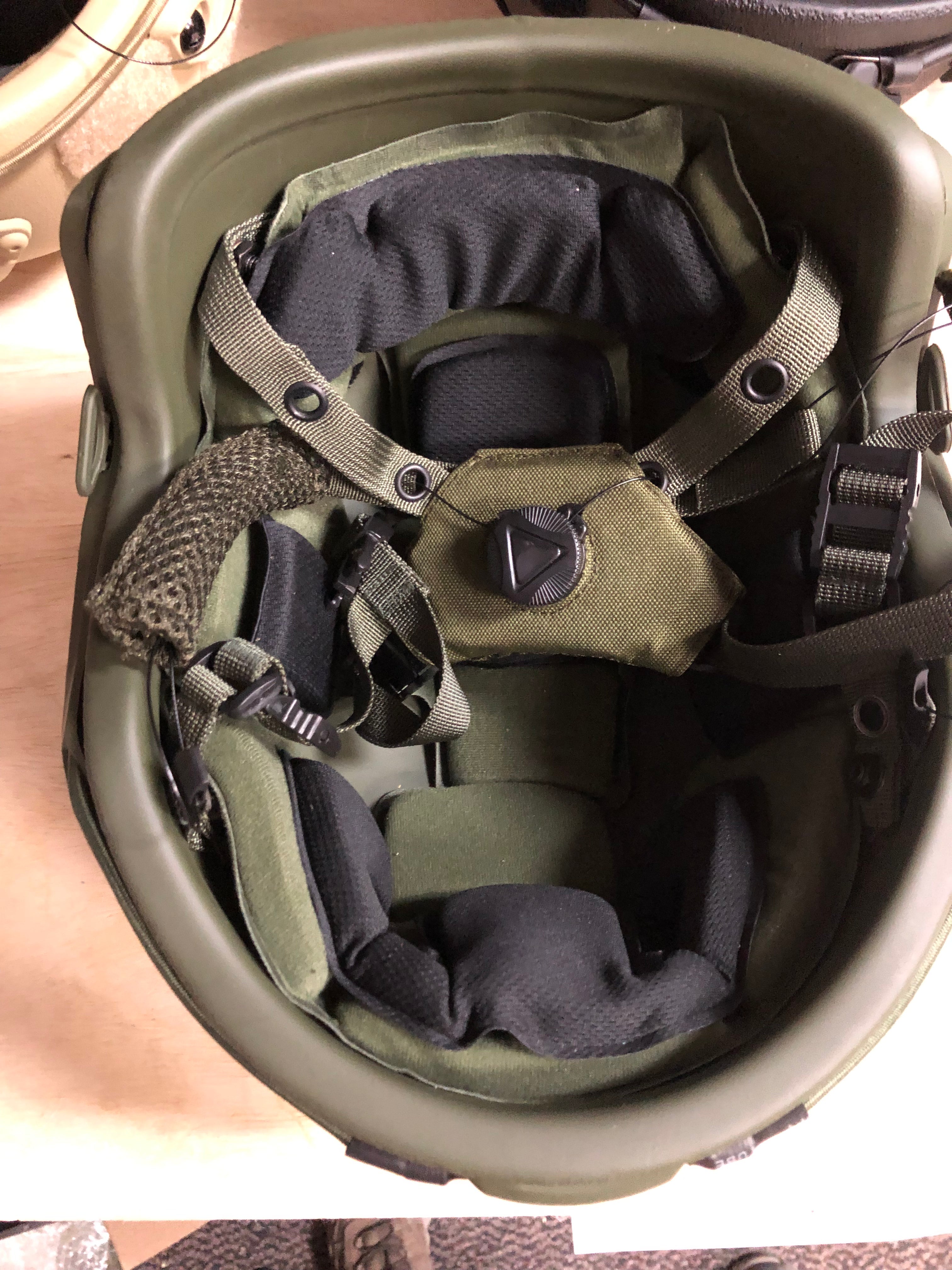 Ballistic Helmet RT2 High Cut Helmet: Tested to LEVEL IIIA (Included Arc Rails, Padding, Straps) - Zero One Outpost