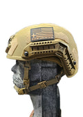 Ballistic Helmet RT2 High Cut Helmet: Tested to LEVEL IIIA (Included Arc Rails, Padding, Straps) - Zero One Outpost