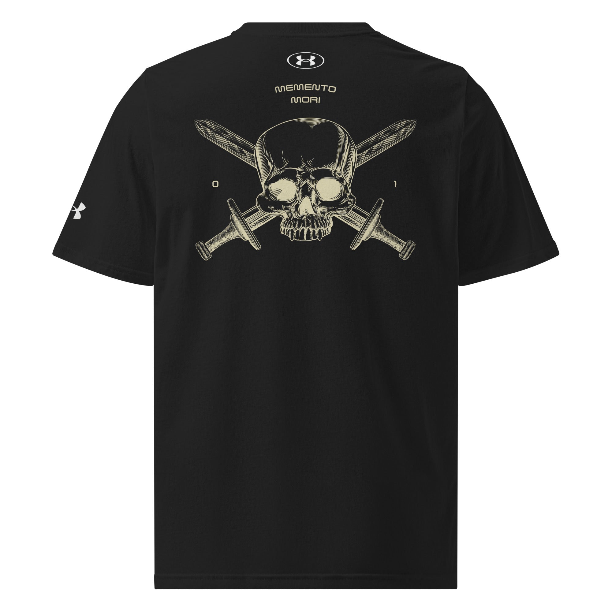 MEMENTO MORI Under Armour Ⓡ athletic t-shirt - Zero One Outpost LLC