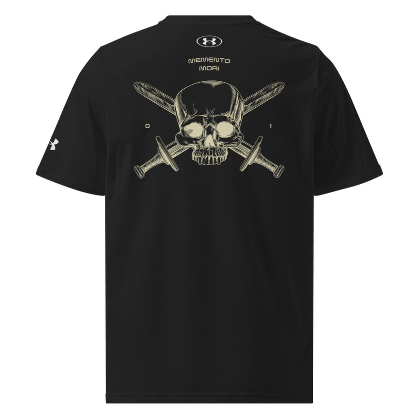 MEMENTO MORI Under Armour Ⓡ athletic t-shirt - Zero One Outpost LLC