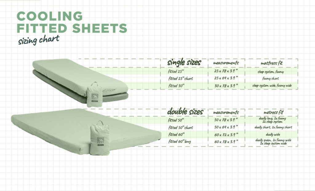 Fitted Sheet Cooling - Zero One Outpost