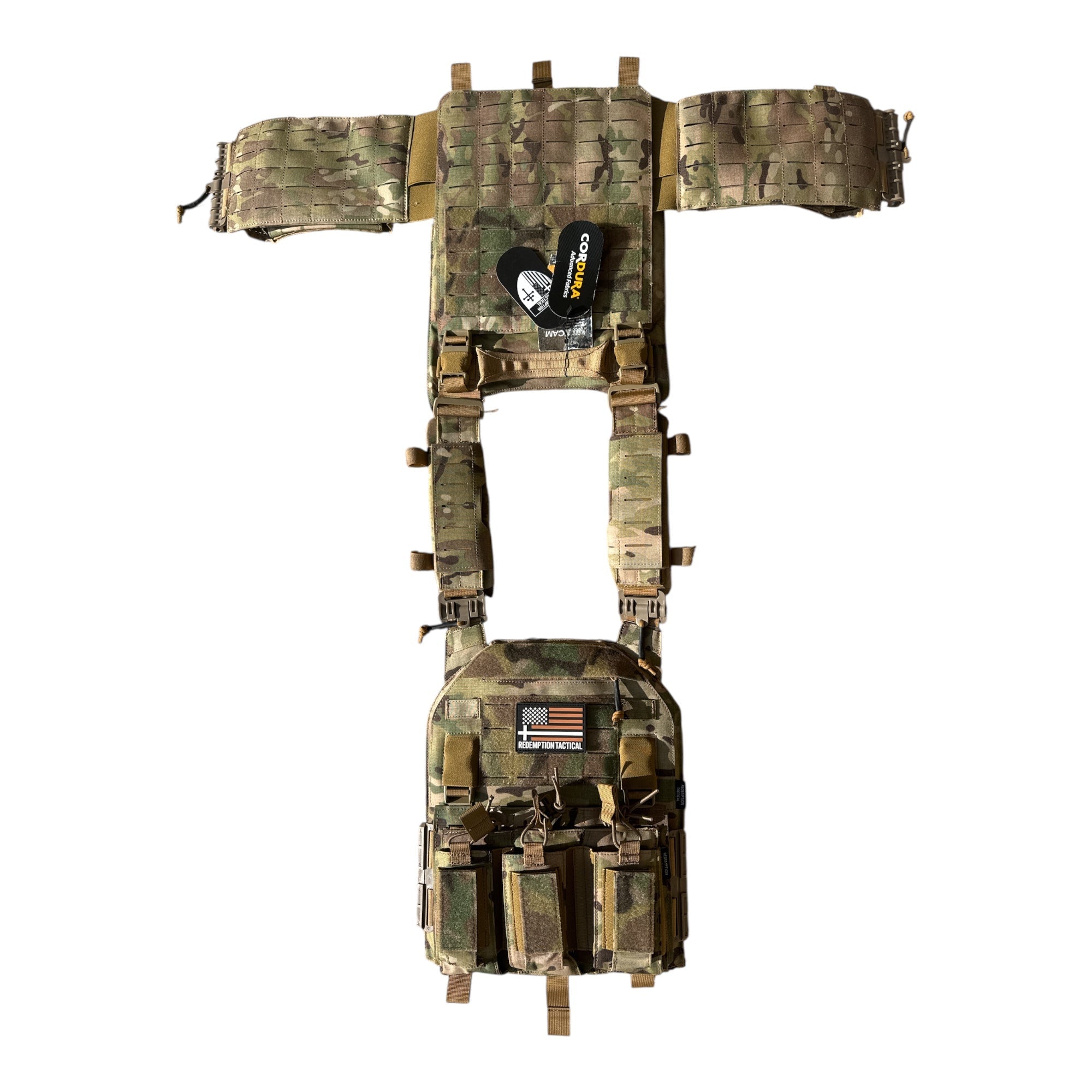 FULL KIT COMBO Crusader 2.0 V4 Armor COMBO PACKAGE LIGHTWEIGHT LEVEL IV (2) 10x12 Front/Back Plates, Mission Plate Carrier Bag - Zero One Outpost