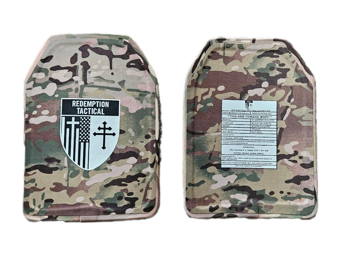 BIG BOY Crusader 2.0 XL Armor COMBO PACKAGE LIGHTWEIGHT LEVEL IV (2) XL Ceramic Front/Back Plates - Zero One Outpost
