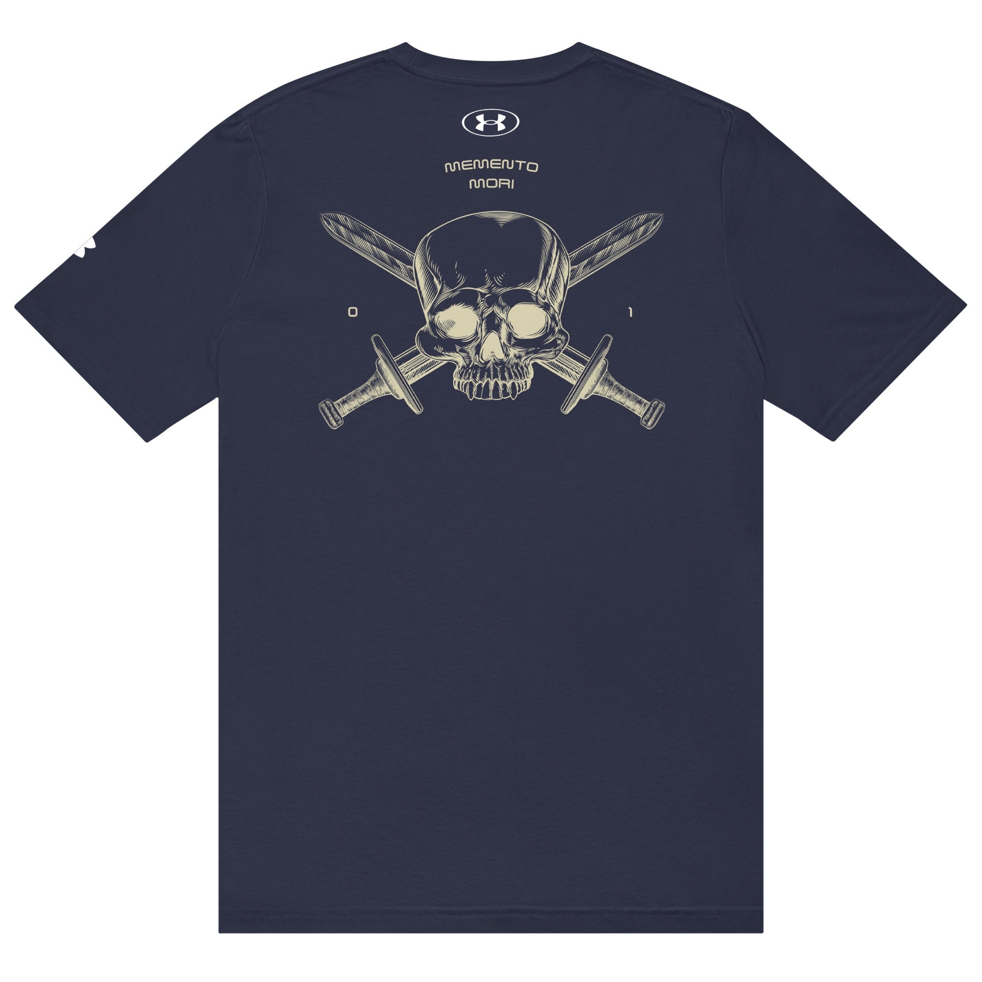 MEMENTO MORI Under Armour Ⓡ athletic t-shirt - Zero One Outpost LLC