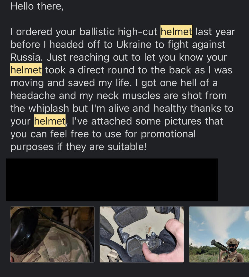Ballistic Helmet RT2 High Cut Helmet: Tested to LEVEL IIIA (Included Arc Rails, Padding, Straps) - Zero One Outpost