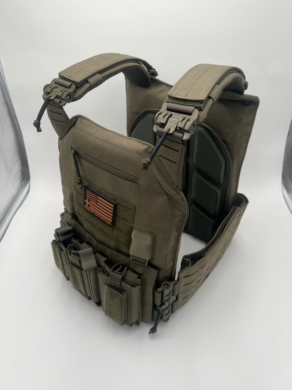 BIG BOY Crusader 2.0 XL Armor COMBO PACKAGE LIGHTWEIGHT LEVEL IV (2) XL Ceramic Front/Back Plates - Zero One Outpost