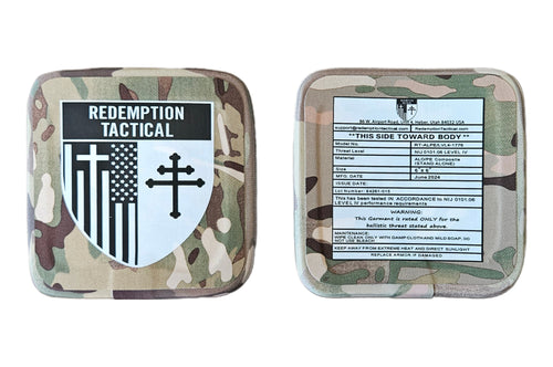 (PAIR) Level IV 6x6" Side Plates (Lightweight Alumina PE Material) - Zero One Outpost