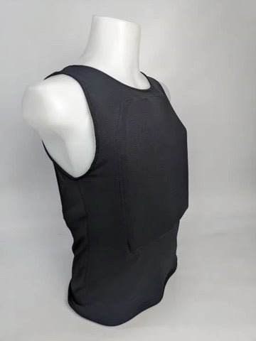 Ballistic Shirt 2.0 - Concealable Soft Ballistic Vest (Tested to NIJ Level IIIA .44 Mag) Fully Adjustable - Zero One Outpost