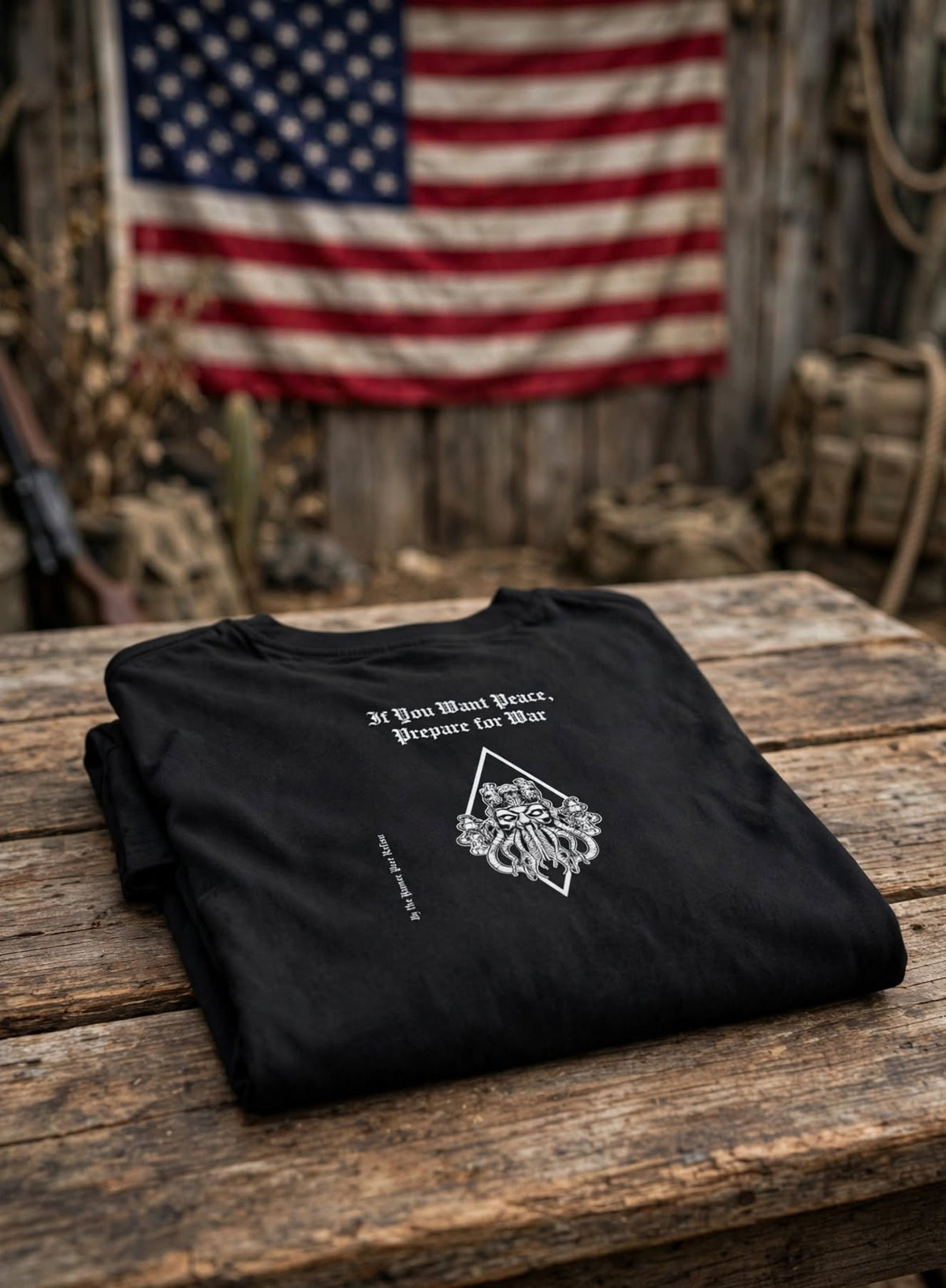PATRIOTIC PARABELLUM TEE - Zero One Outpost