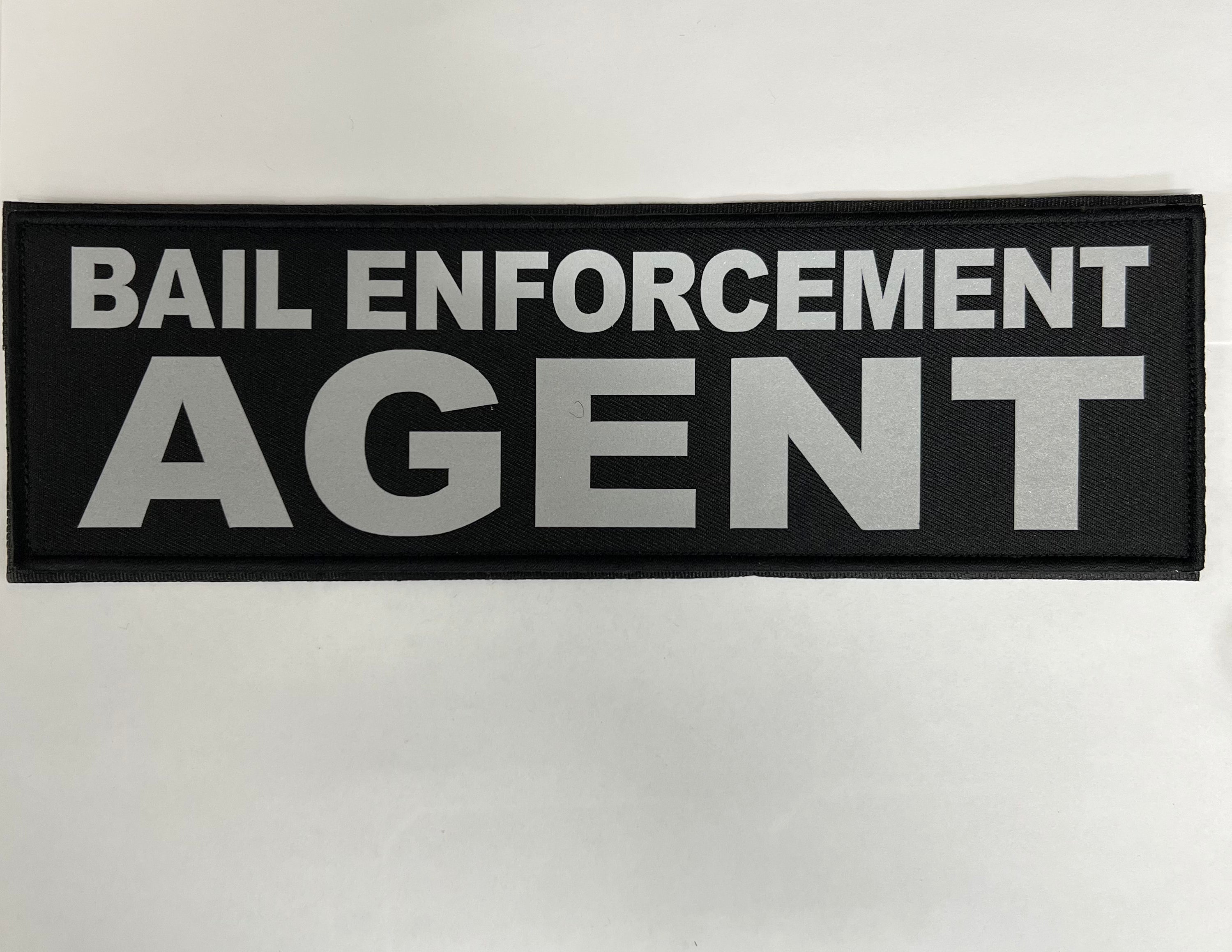 BAIL ENFORCEMENT AGENT Patches (3” x 10”) Hook and Loop - Zero One Outpost